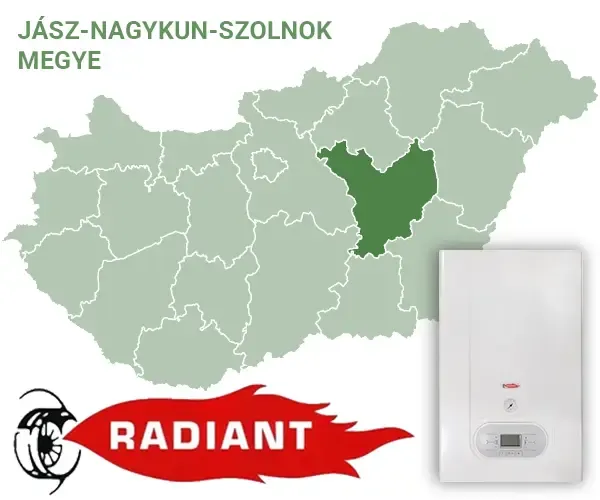 radiant szervizek Jász-Nagykun-Szolnok megyében